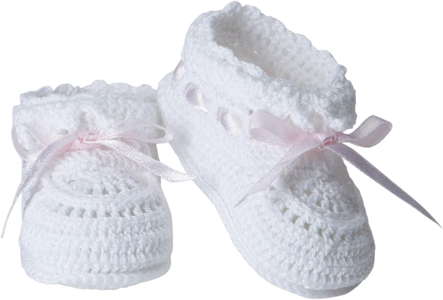 Jefferies Socks Baby-Girls Infant Hand Crochet Bootie