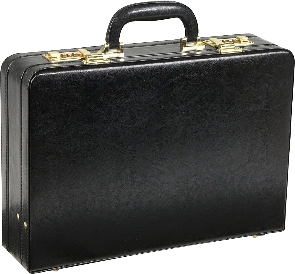 Expandable Executive Faux Leather Attache Case (#2893-89)