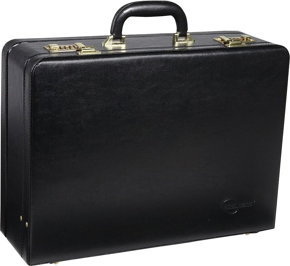 Amerilether Large Expandable Faux Leather Attach Case (#2894-89)