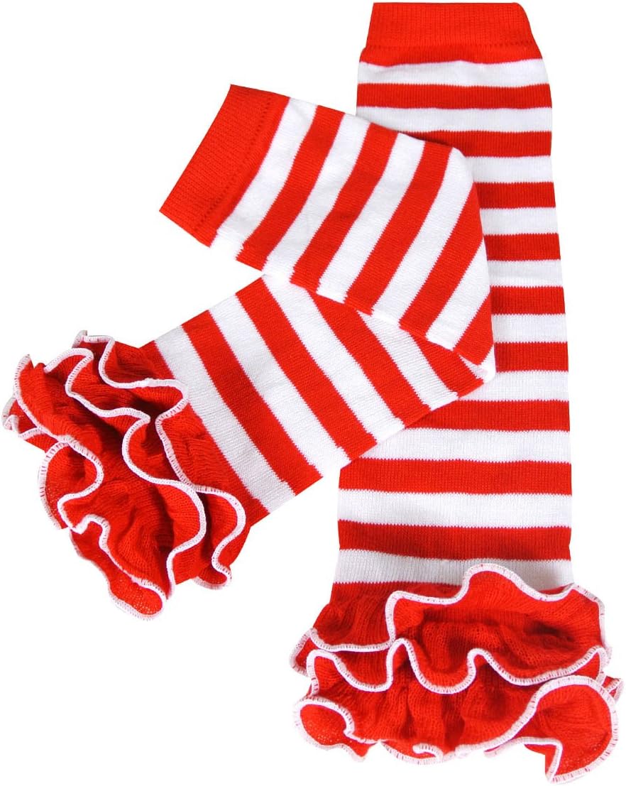 Wrapables Dots, Hearts, and Ruffles Colorful Baby Leg Warmers