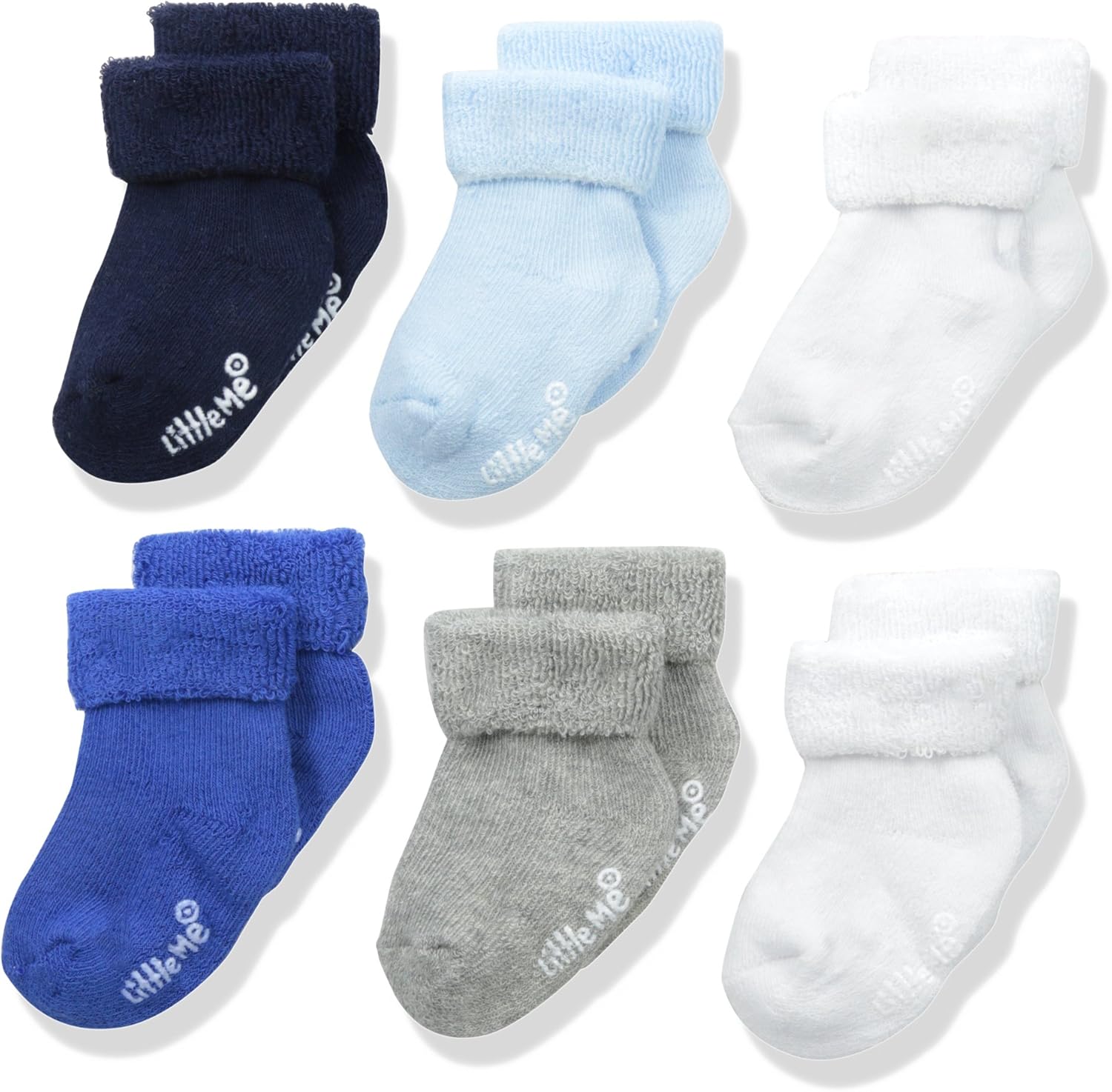 Little Me baby-boys Baby Boys' 6 Pack SocksBaby Boy Socks