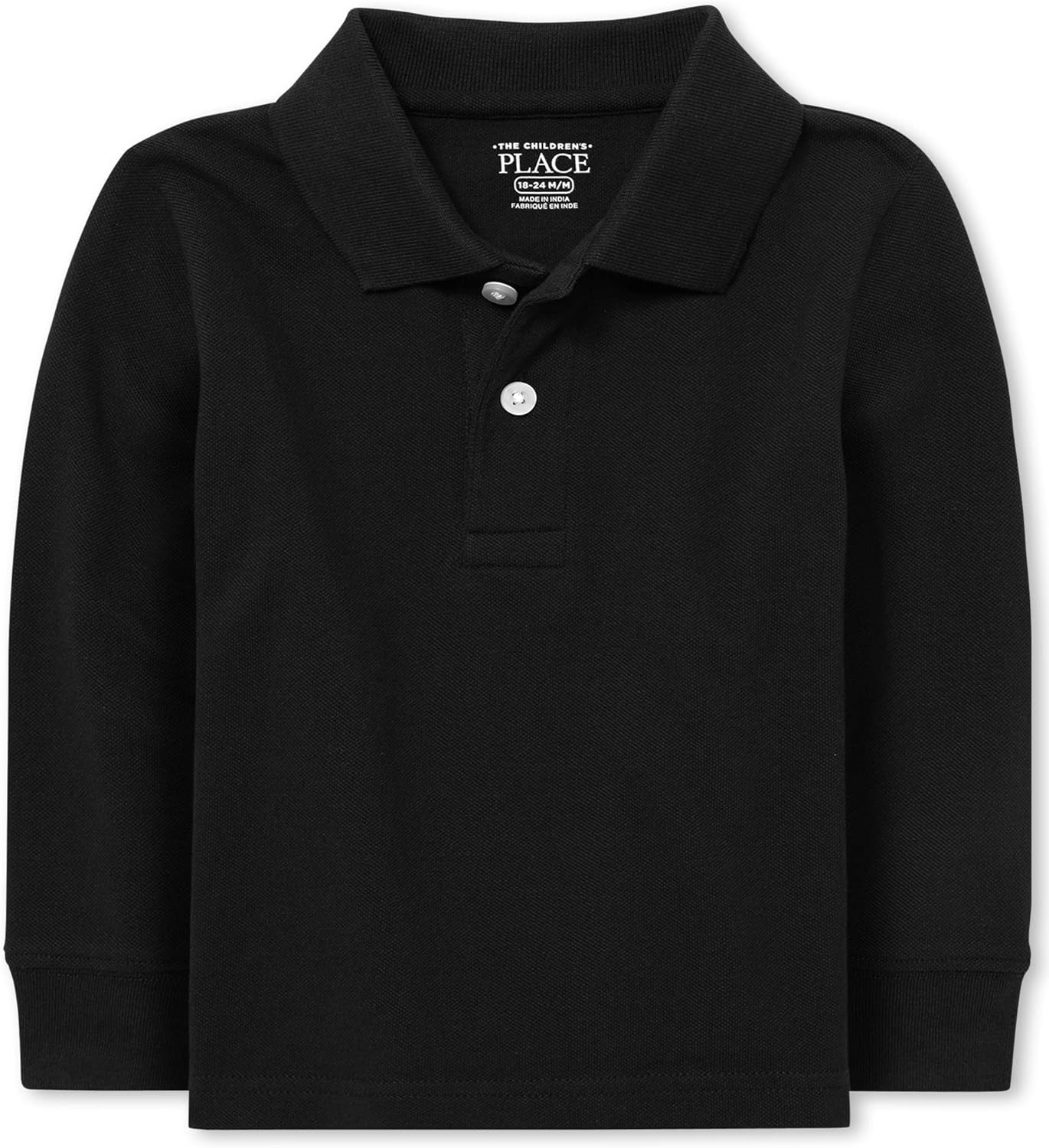 The Children's Place baby boys Long Sleeve Pique Polo