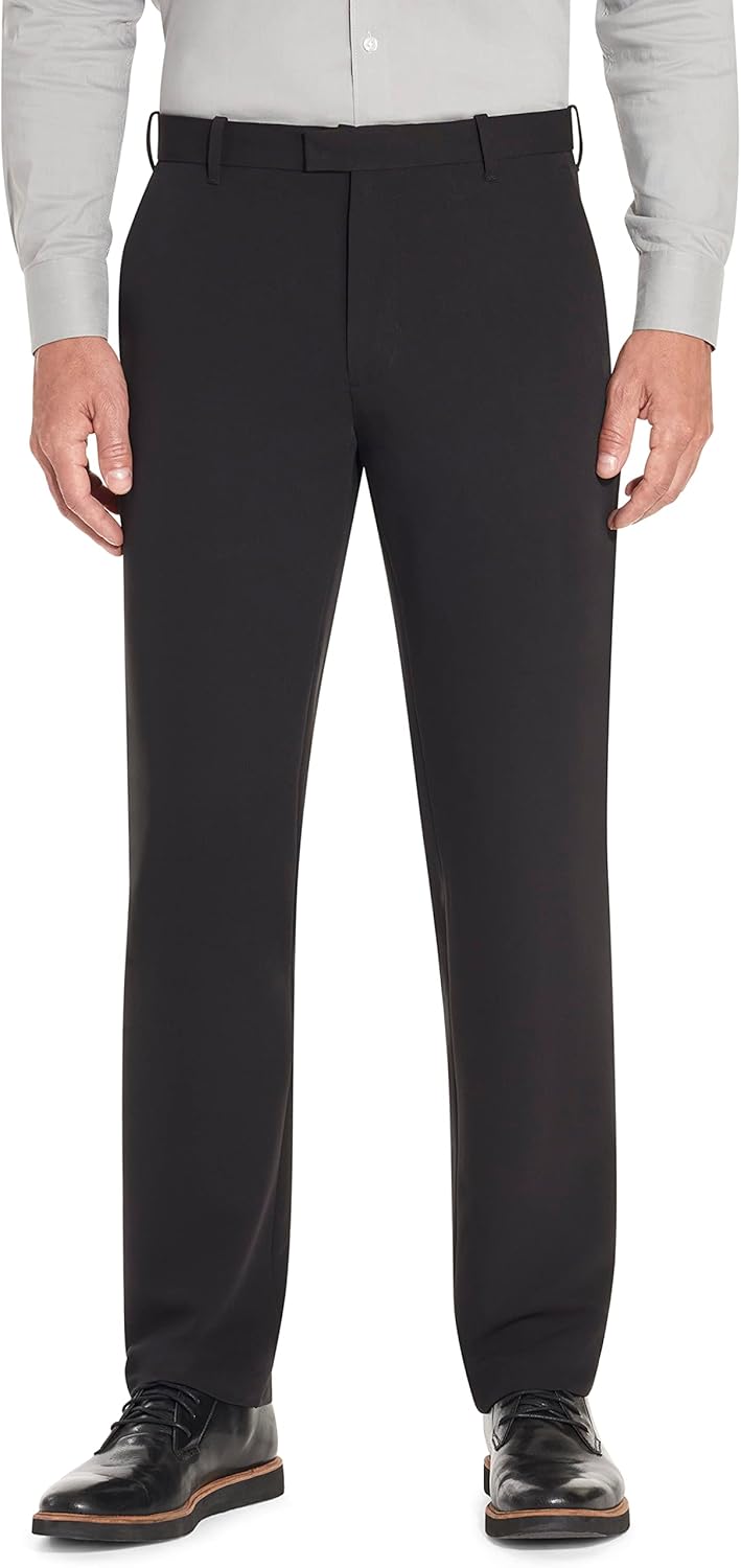 Van Heusen Men's Flex Flat Front Straight Fit Pant