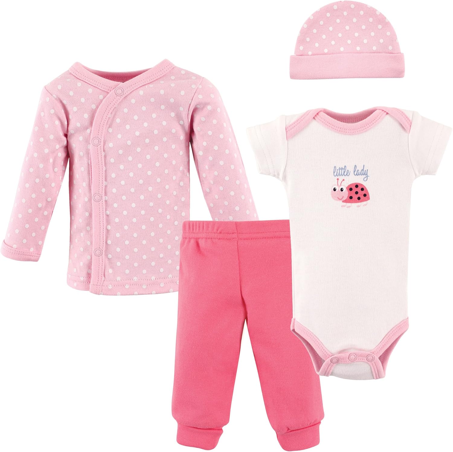 Luvable Friends baby-girls Cotton Preemie Layette Set