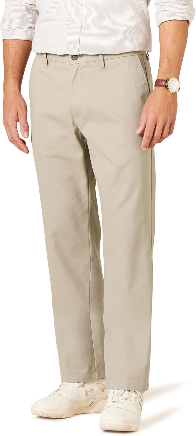 Amazon Essentials Men's Classic-Fit Wrinkle-Resistant Flat-Front Chino Pant (Available in Big & Tall)