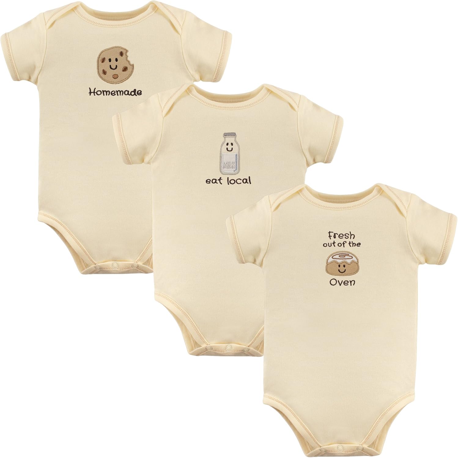 Touched by Nature Unisex Baby Organic Cotton Bodysuits