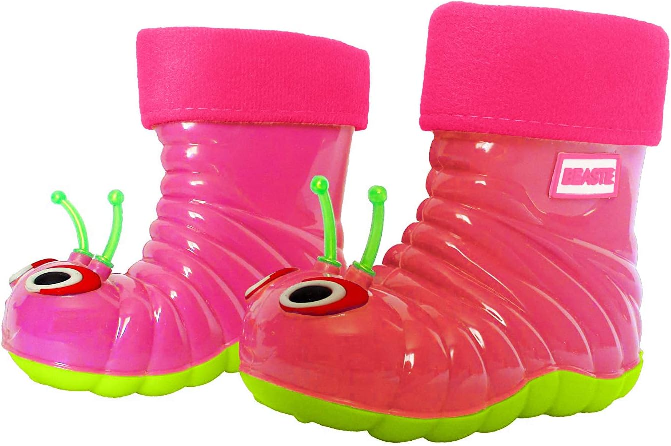 Waterproof Rain Boots for Little Kids Girls Boys and Toddlers - Fun Comfortab.