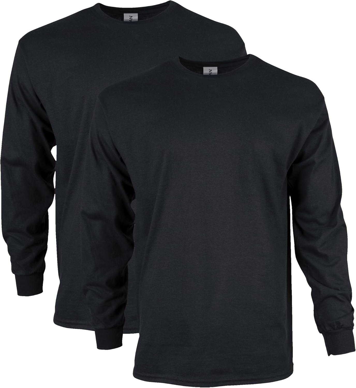 Gildan Unisex Adult Ultra Cotton Long Sleeve T-Shirt, Style G2400, Multipack