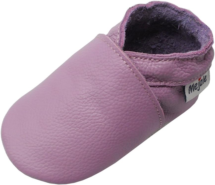 Mejale Baby Infant Toddler Shoes Slip-on Soft Sole Leather Moccasins Pre-Walkers