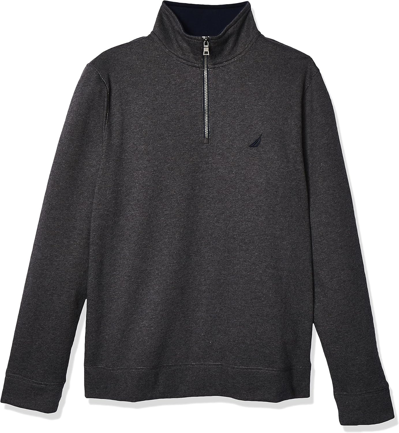 Nautica Men's Solid 1/4 Zip Fleece Sweatshirt