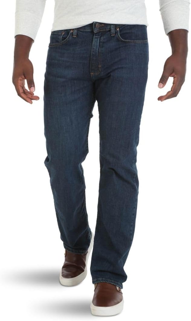 Wrangler Authentics Men's Comfort Flex Waist Relaxed Fit Jean