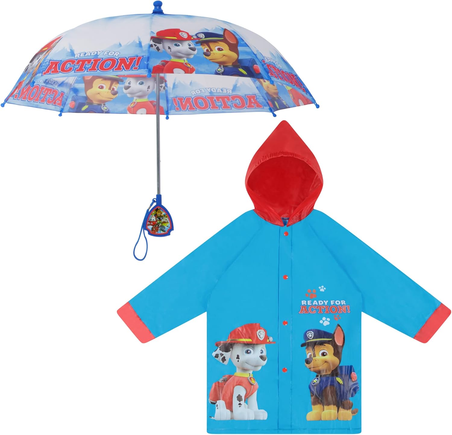 Nickelodeon Paw Patrol Slicker and Umbrella Rainwear Set