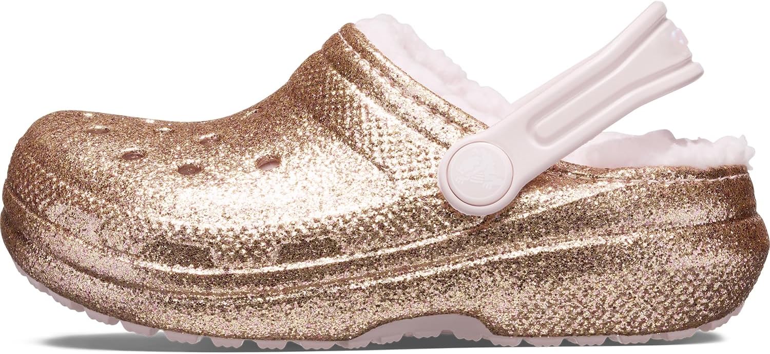 Crocs Kid's Classic Lined Glitter Clog