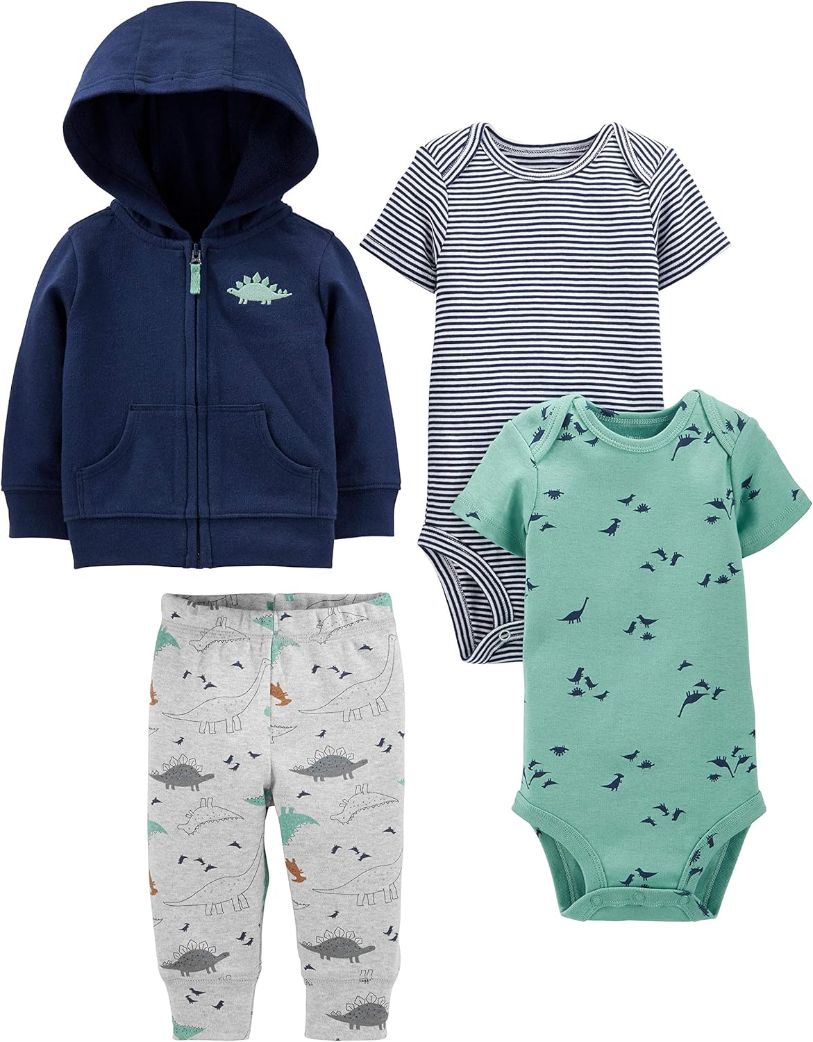 Simple Joys by Carter's baby-boys 4-piece Jacket, Pant, and Bodysuit Set