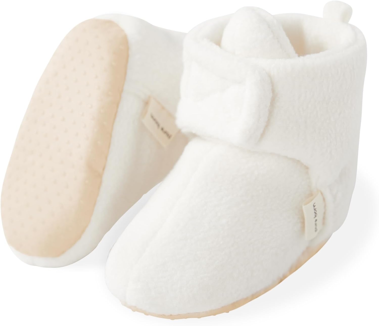 pureborn Unisex Baby Boy Girl Fleece Cozy Booties Warm Infant Shoes