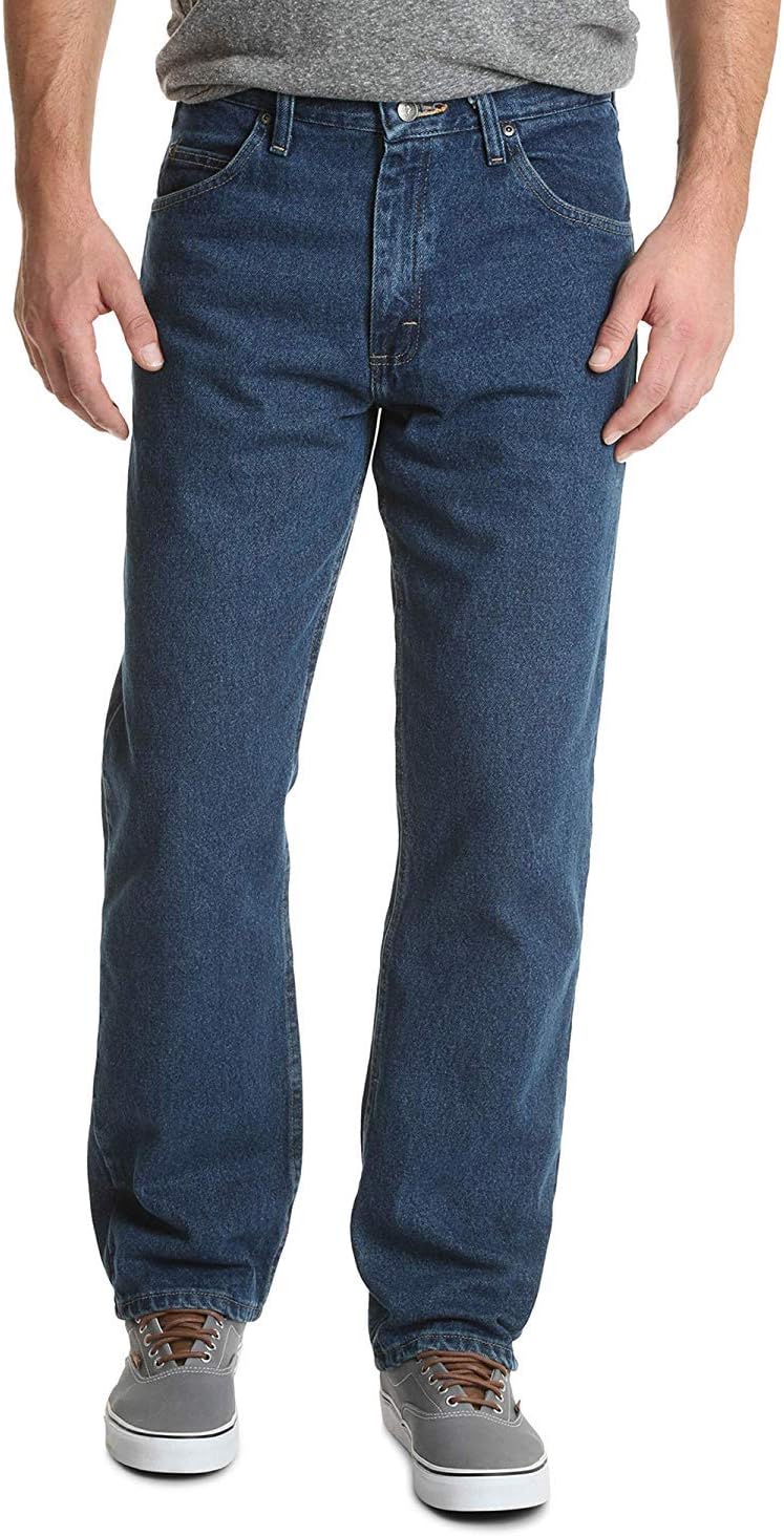 Wrangler Authentics Men's Classic 5-Pocket Relaxed Fit Cotton Jean