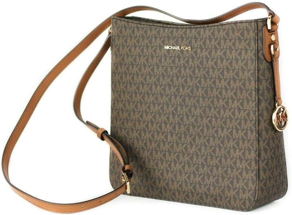 Michael Kors Jet Set Travel Messenger Crossbody Shoulder Bag Signature