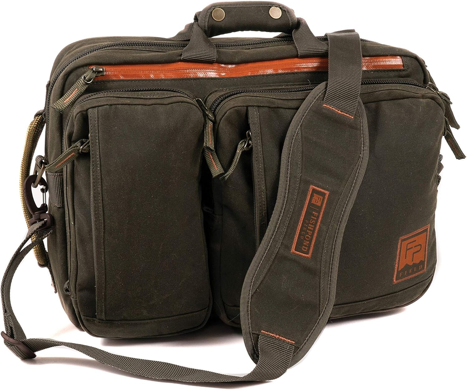 fishpond Boulder Briefcase, Peat Moss