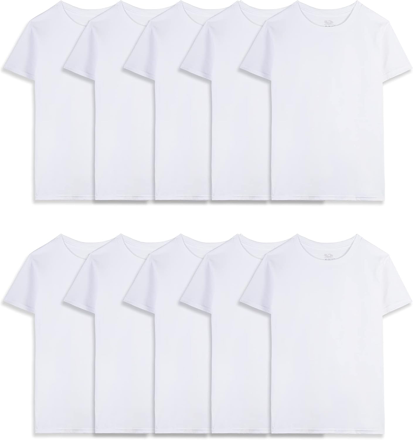 Fruit of the Loom Boys' Cotton White T Shirt