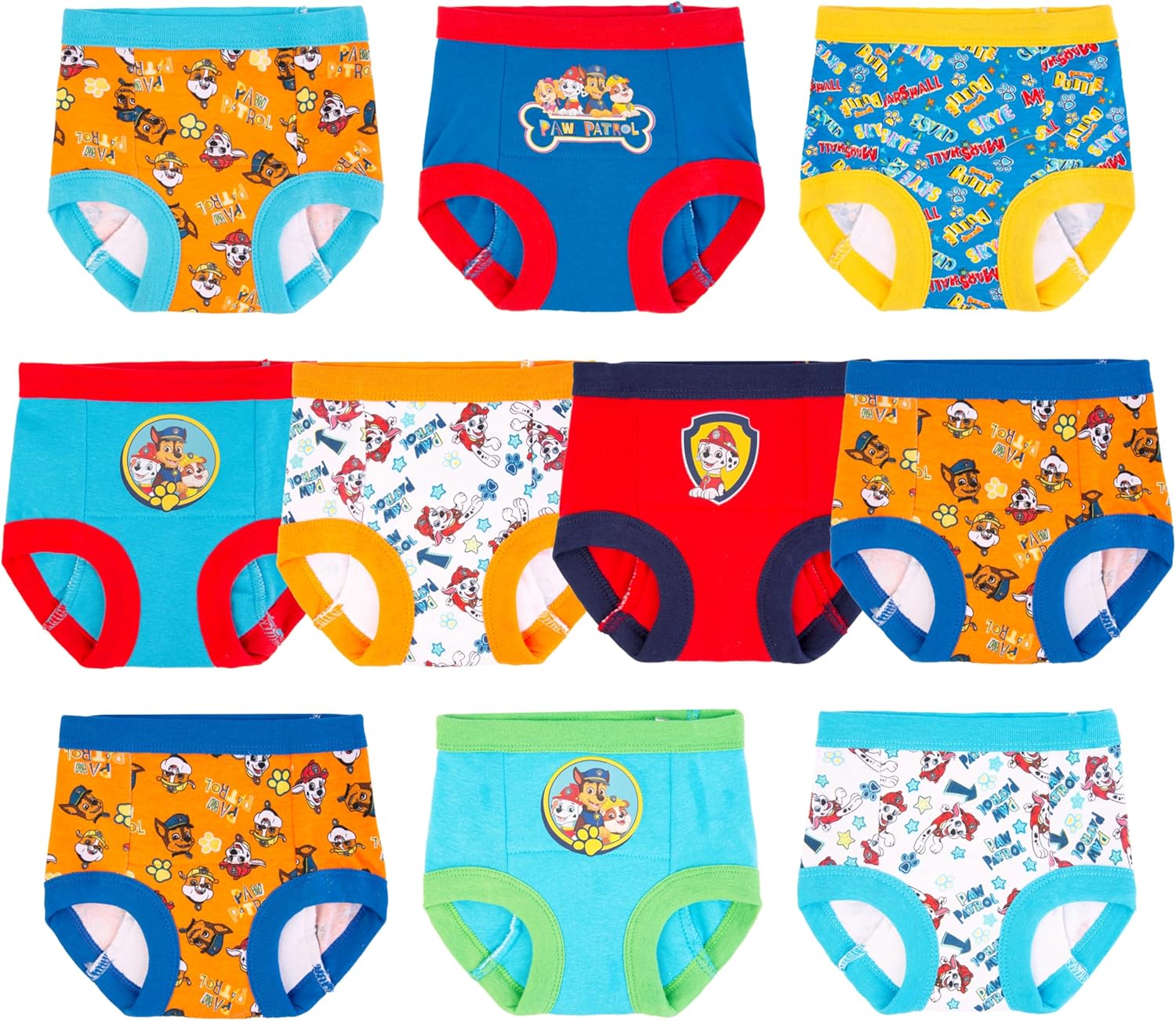 Paw Patrol Boys Toddler Potty Training Pant and Starter Kit with Stickers and Tracking Chart in Sizes 18m, 2t, 3t, 4t