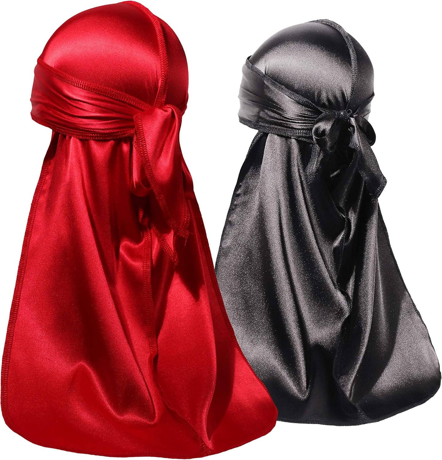 ForceWave 2 PCS Silky Satin Baby Durags for Boys Girls Infant