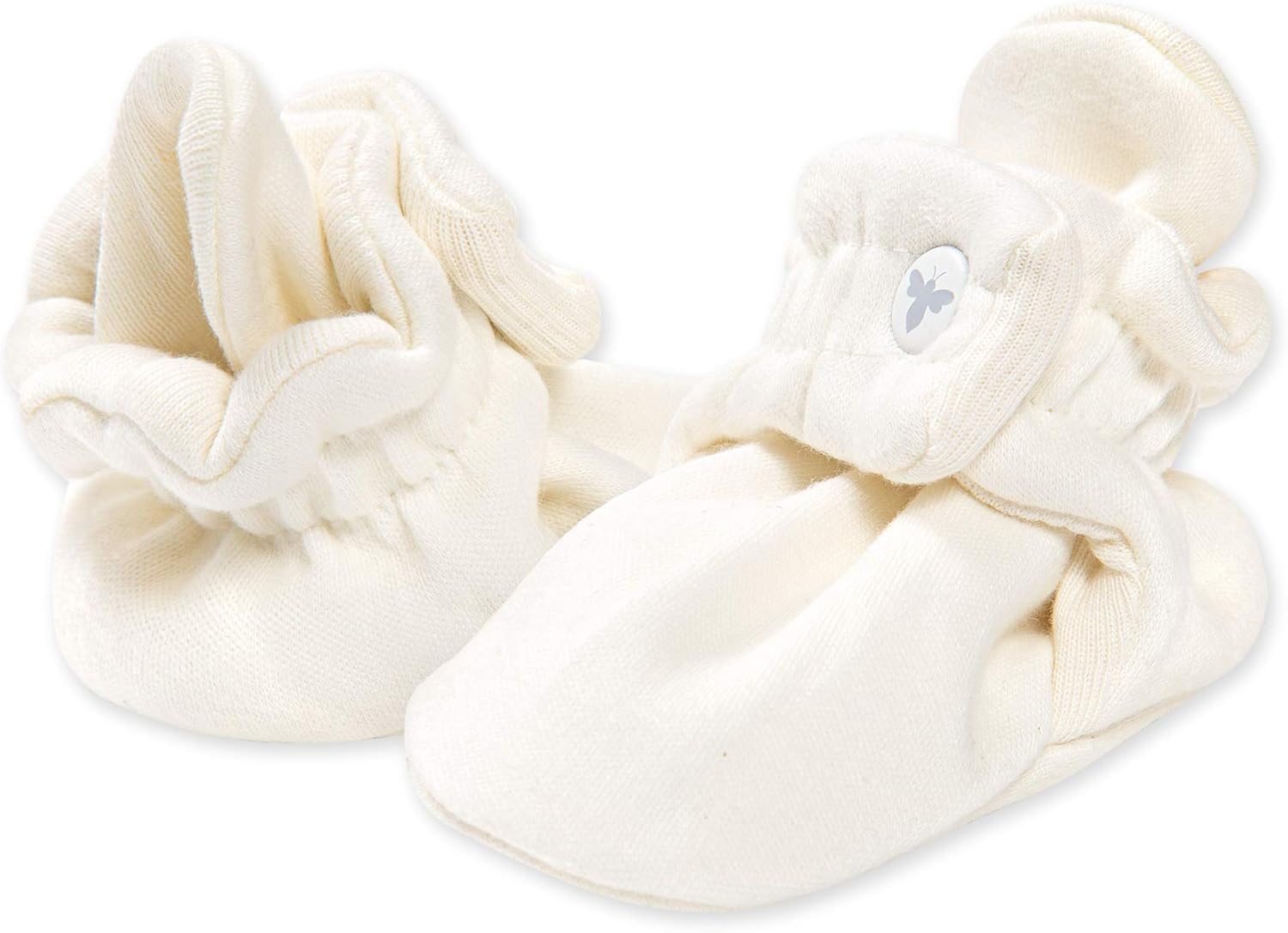 Burt's Bees Baby Booties, Organic Cotton Adjustable Infant Sock