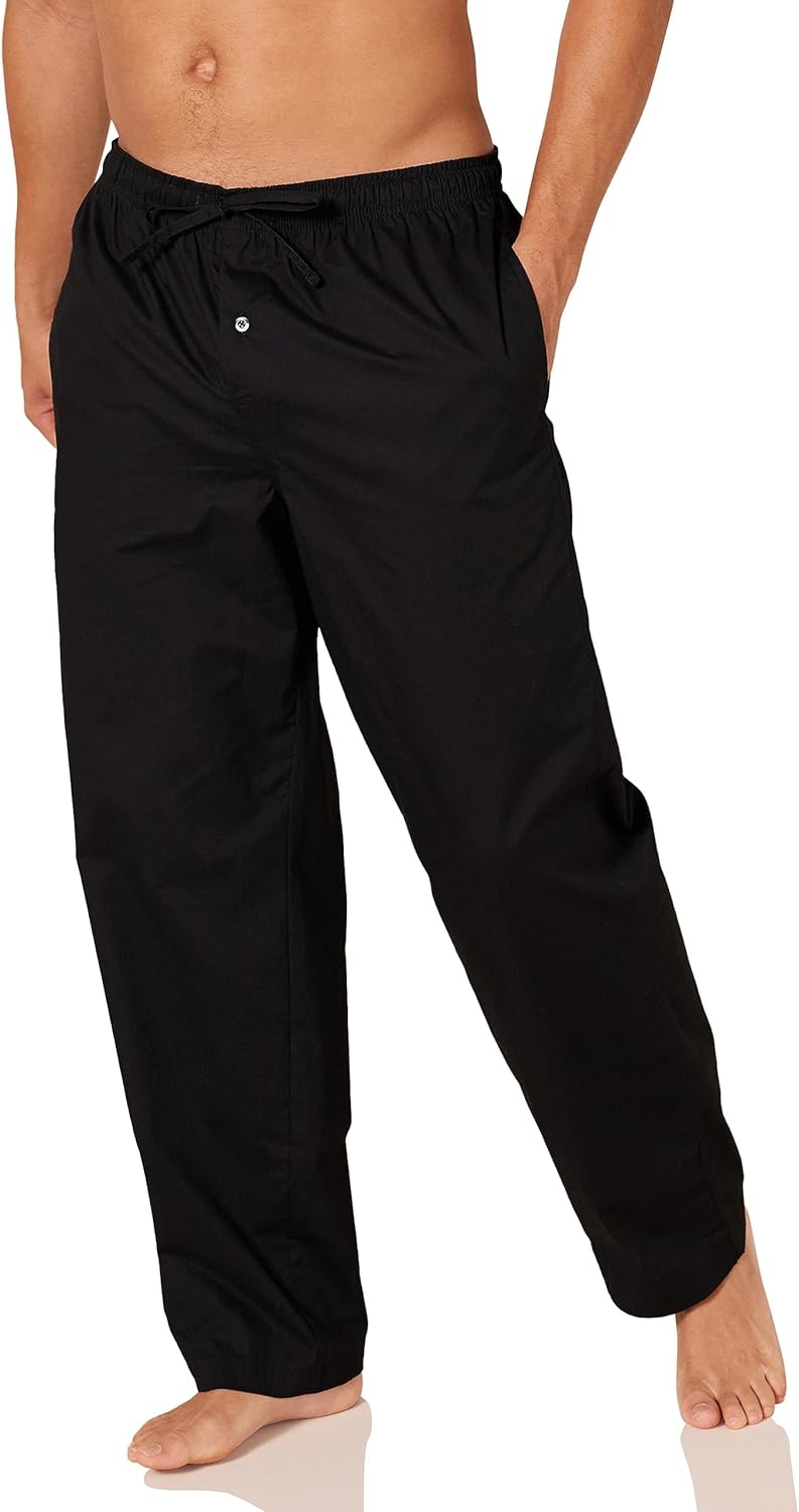 Amazon Essentials Men's Straight-Fit Woven Pajama Pant