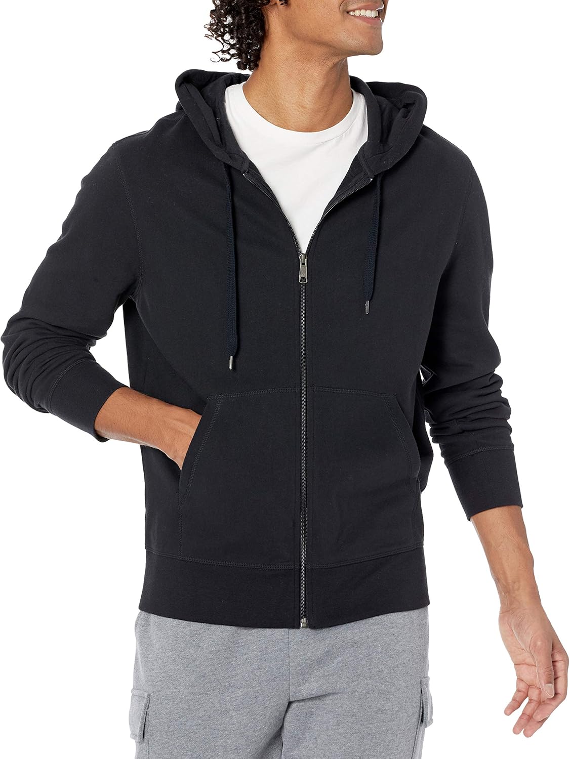 Amazon Essentials Men's Lightweight French Terry Full-Zip Hoodie