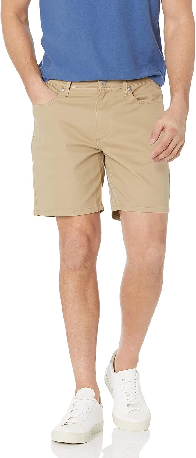 Amazon Essentials Men's Slim-Fit 7" Inseam Stretch 5-Pocket Short