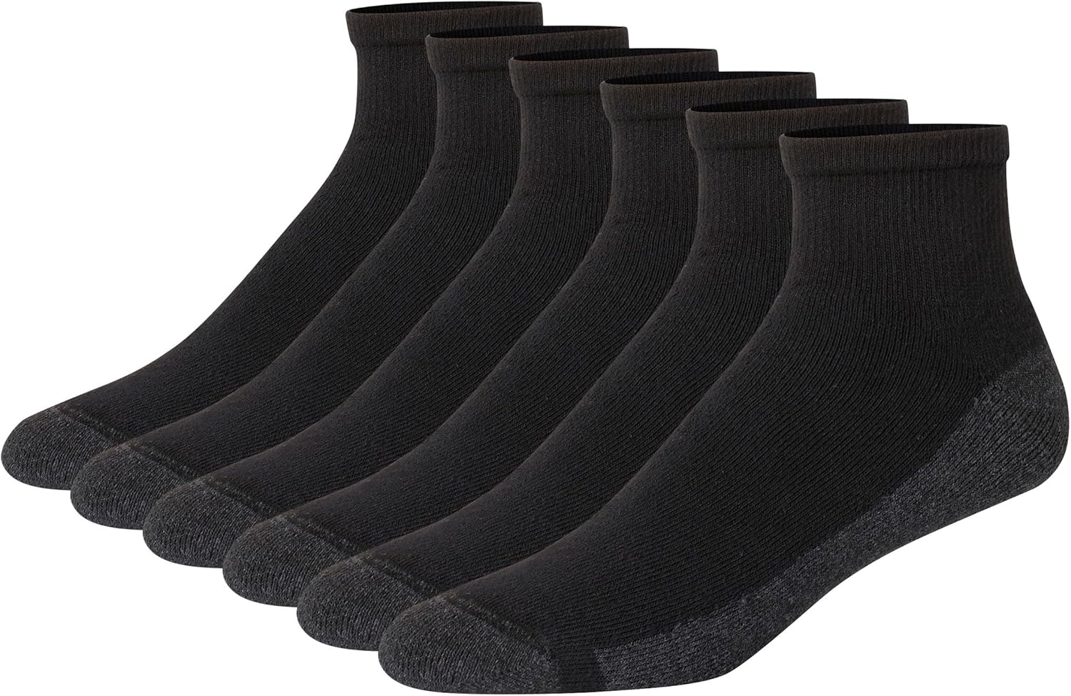 Hanes Men's Max Cushioned Ankle Socks, Multipacks