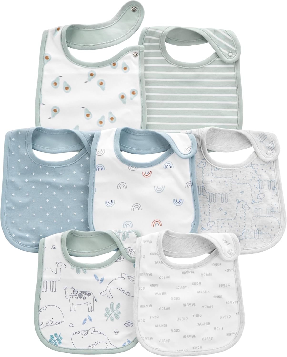 Simple Joys by Carter's Baby 7-Pack Teething Bibs