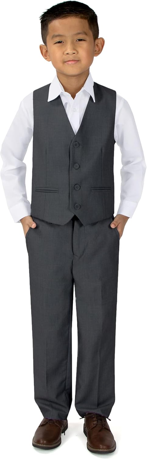 Spring Notion Big Boys' Vest and Pants 2-Piece Set