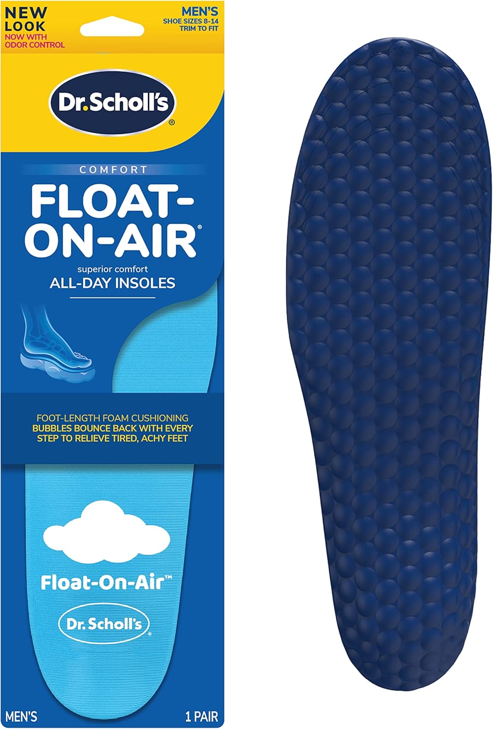 Dr. Scholl's Float-On-Air Comfort Insoles, Men, 1 Pair, Full Length