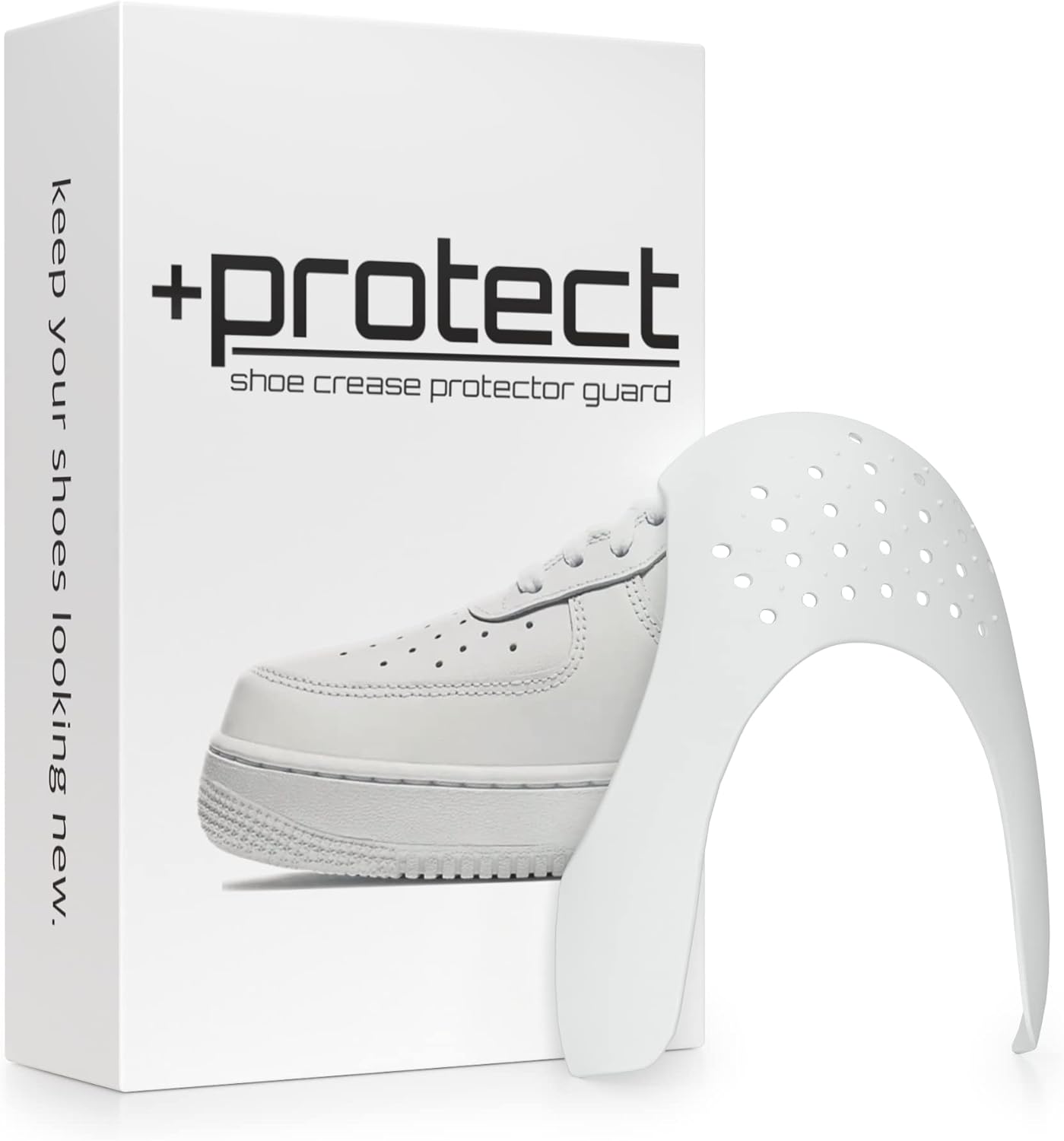 +Protect | Shoe Crease Protector Guards for Sneakers: Air Force 1, Jordans, Dunks & More - 2 Pairs