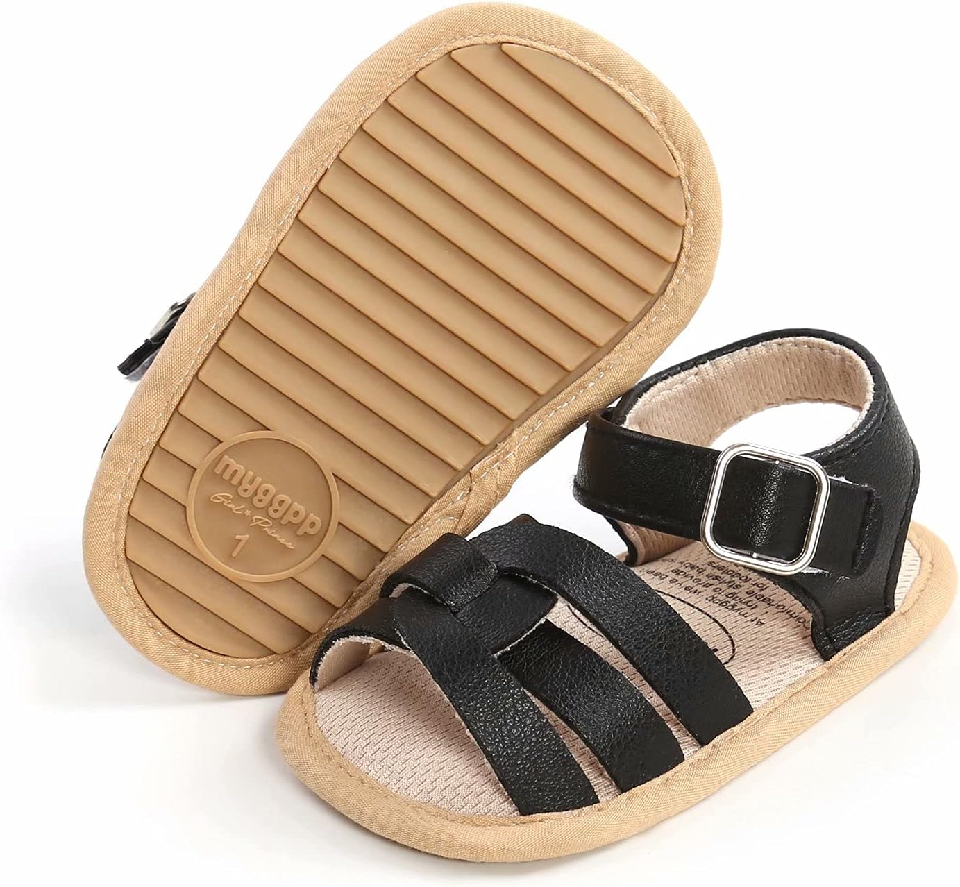 Baby Girls Boys Summer Sandals Unisex Infant Premium Soft Anti-Slip Rubber Sole Toddler Outdoor Beach Walking Shoes