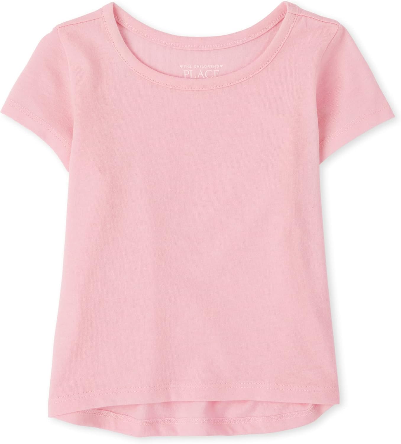 The Children's Place Baby and Toddler Girls High Low Basic Layering Tee