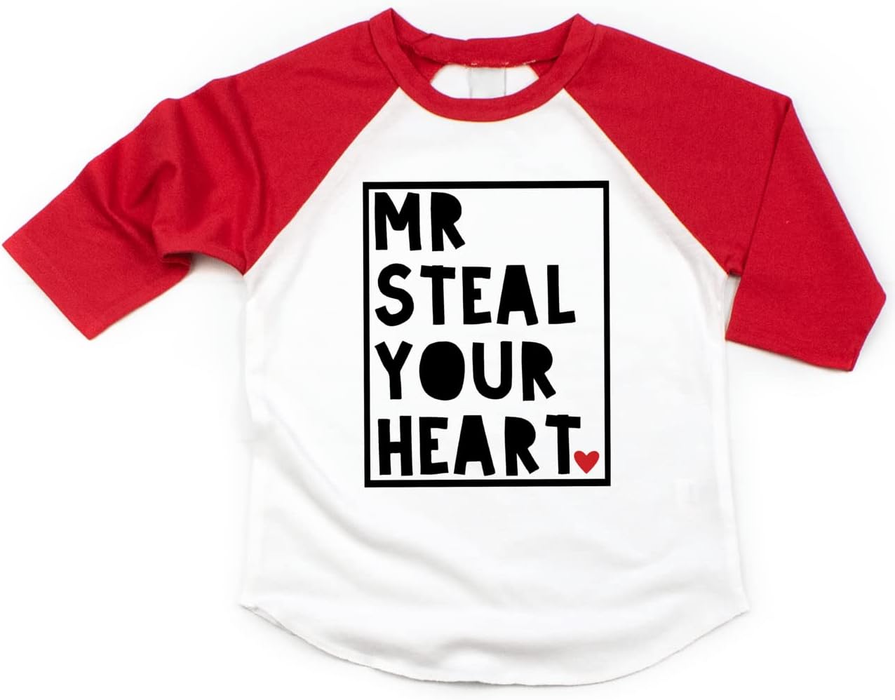 Bump and Beyond Designs Boys Valentine's Day Shirt, Mr. Steal Your Heart