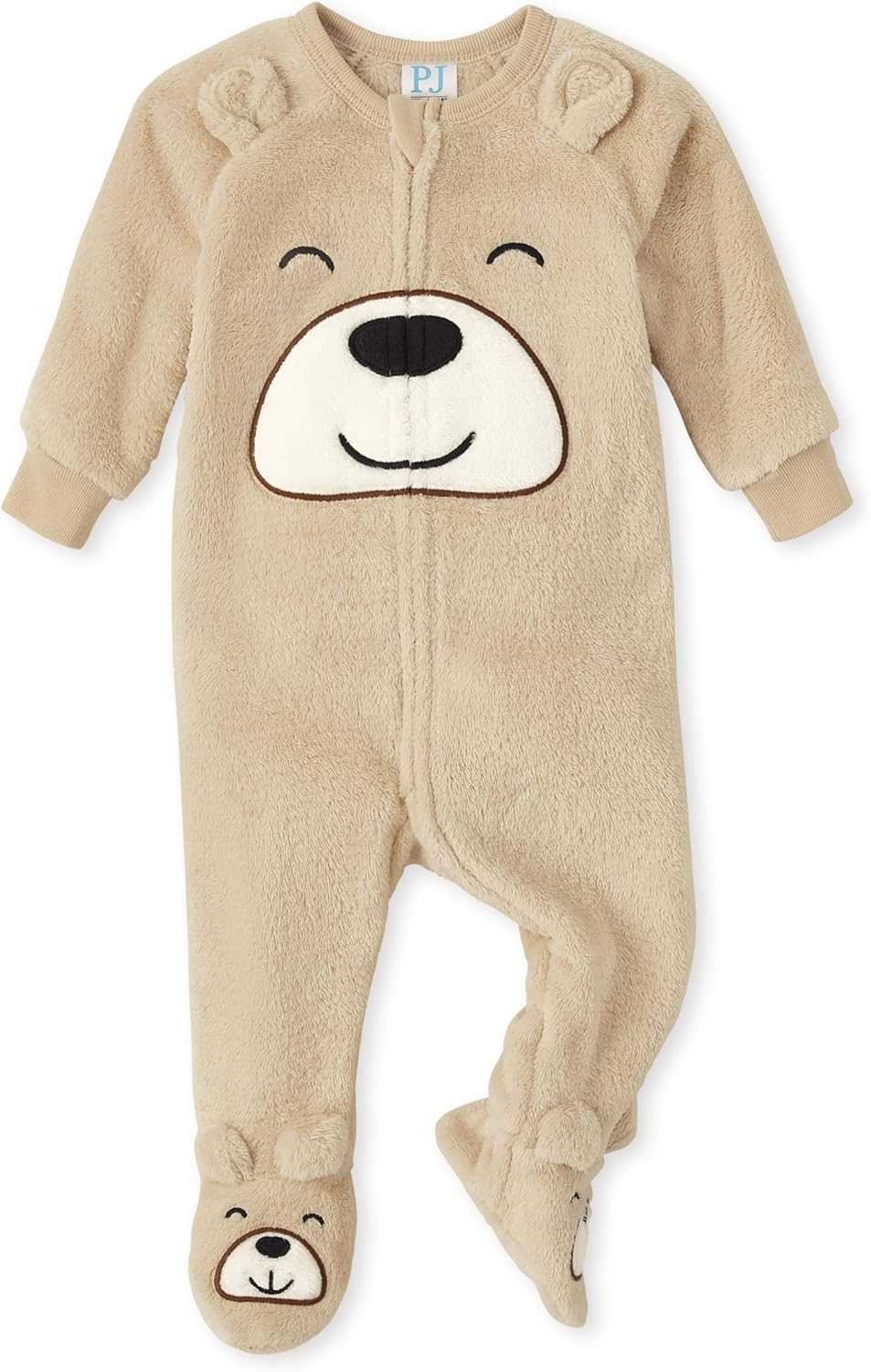 The Children's Place Baby and Toddler Fleece Zip-Front One Piece Footed Pajama