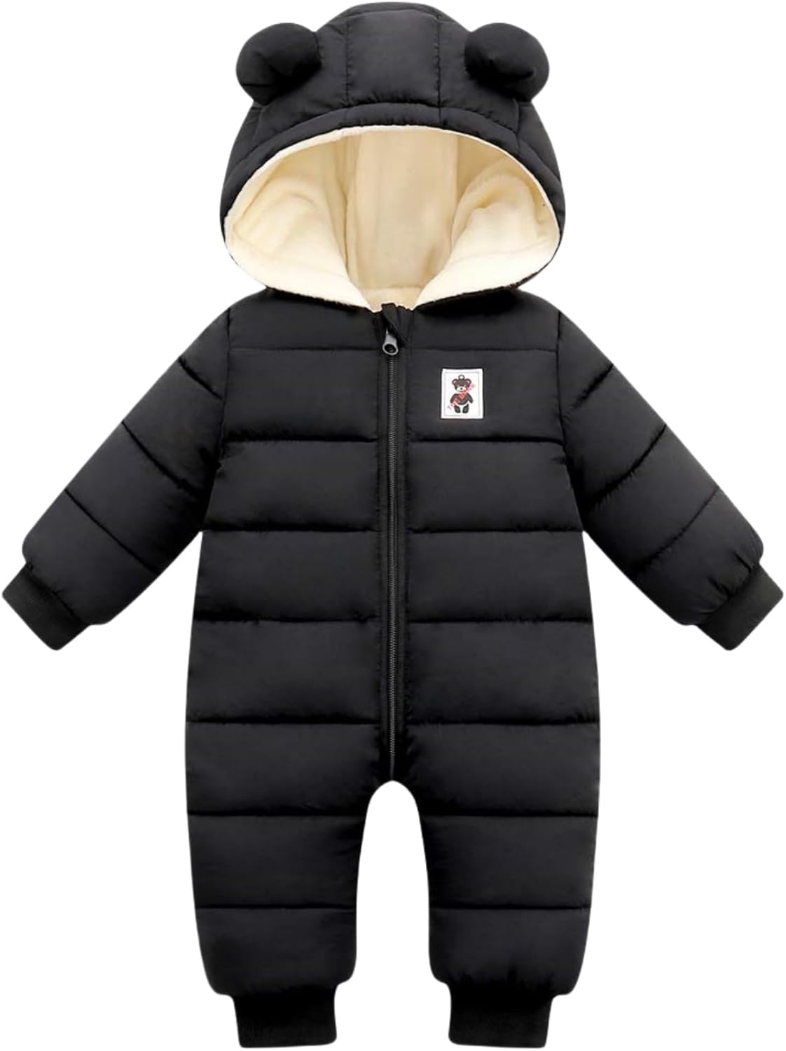 Ohrwurm Baby Snowsuit Winter Coat Fleece Lining Warm Hoodie Romper Puffer Jacket