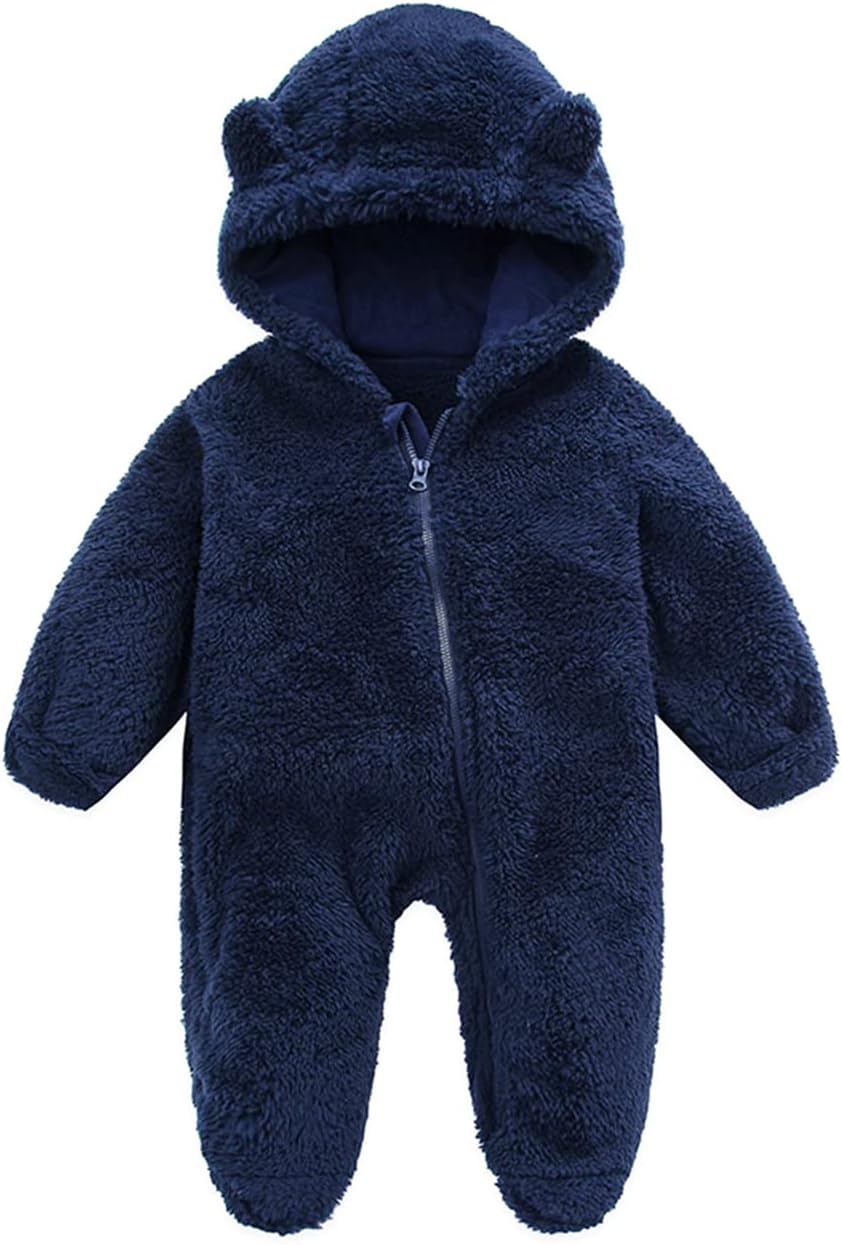 Baby Boy Girl Snowsuit Winter Warm Clothes Coat Infant Jumpsuit Toddler Outfit