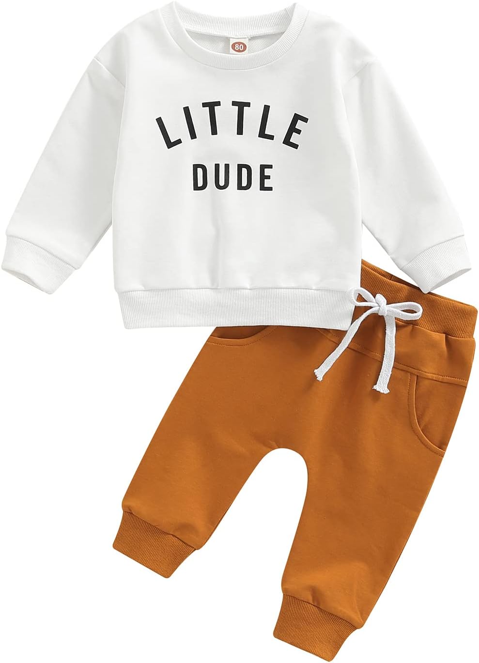 CIYCUIT Toddler Baby Boy Clothes Long Sleeve Sweatshirt Pants Set Fall Winter Outfits