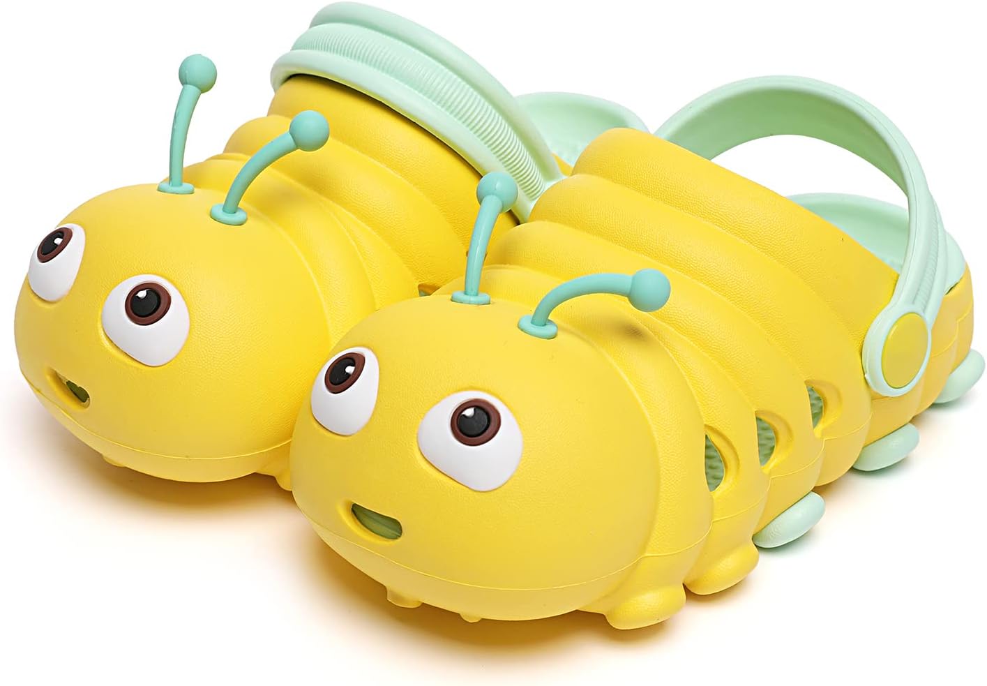 Toddler Caterpillar Clogs Boys Girls Cute Sandals Little Kids Light Slip on Shoes Baby Summer Beach Water Slippers