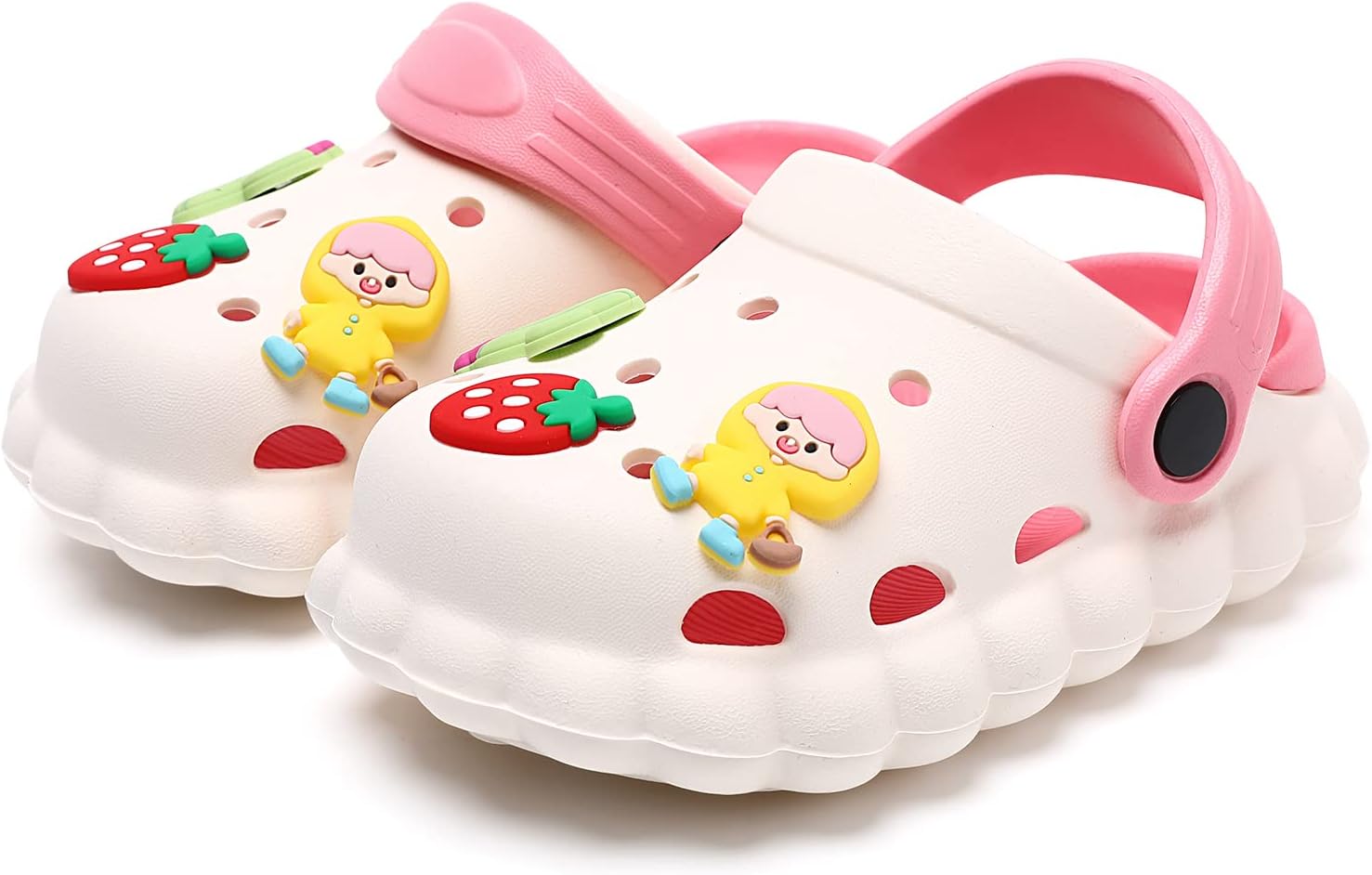 Toddler Clogs Boys Girls Cute Sandals Little Kids Light Slip on Shoes Baby Summer Beach Water Slippers 3 Years