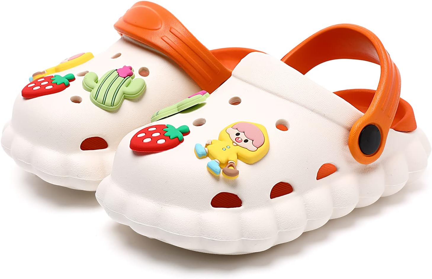 Toddler Clogs Boys Girls Cute Sandals Little Kids Light Slip on Shoes Baby Summer Beach Water Slippers 2.5 Years