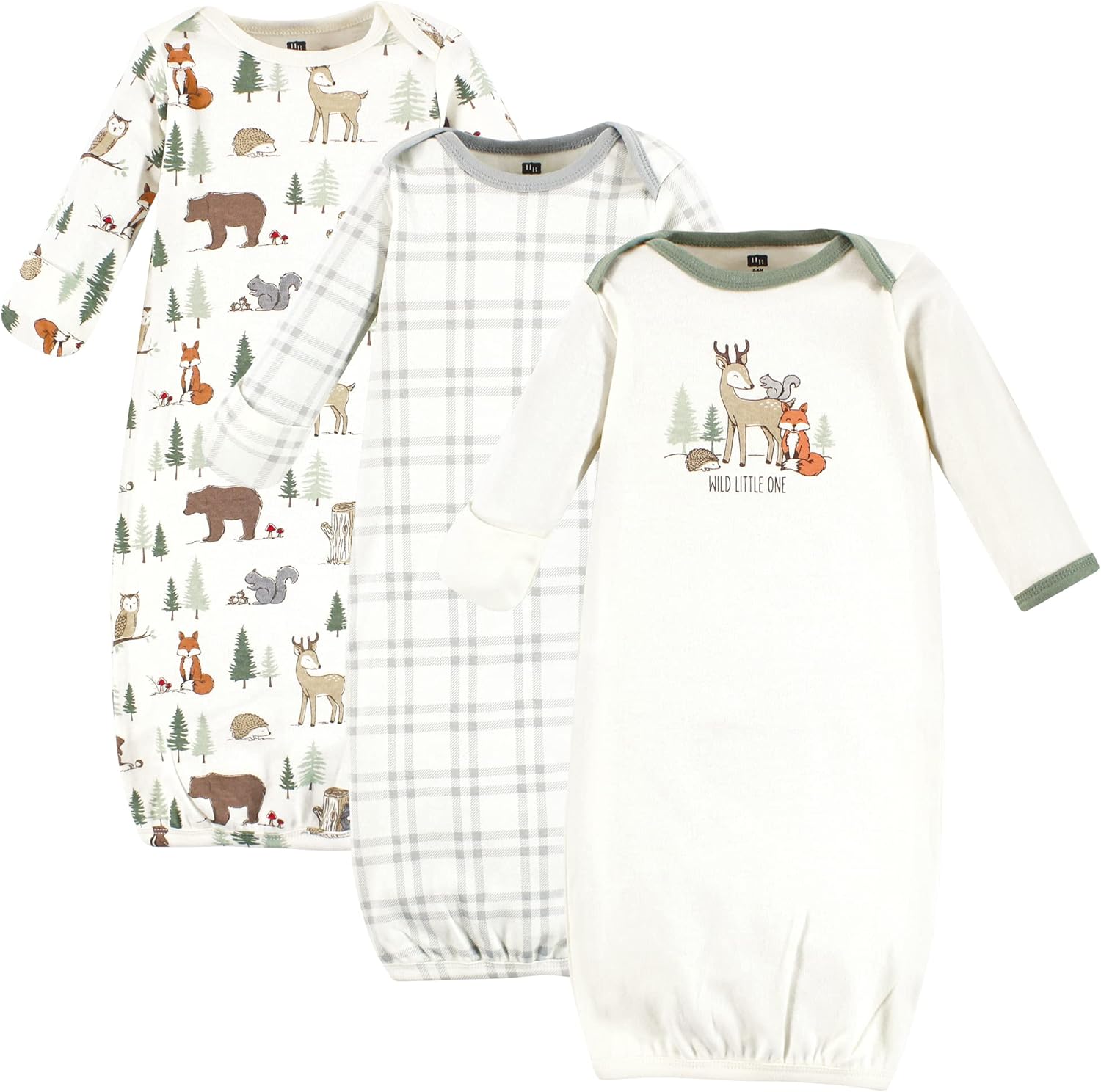 Hudson Baby baby-girls Cotton Gowns