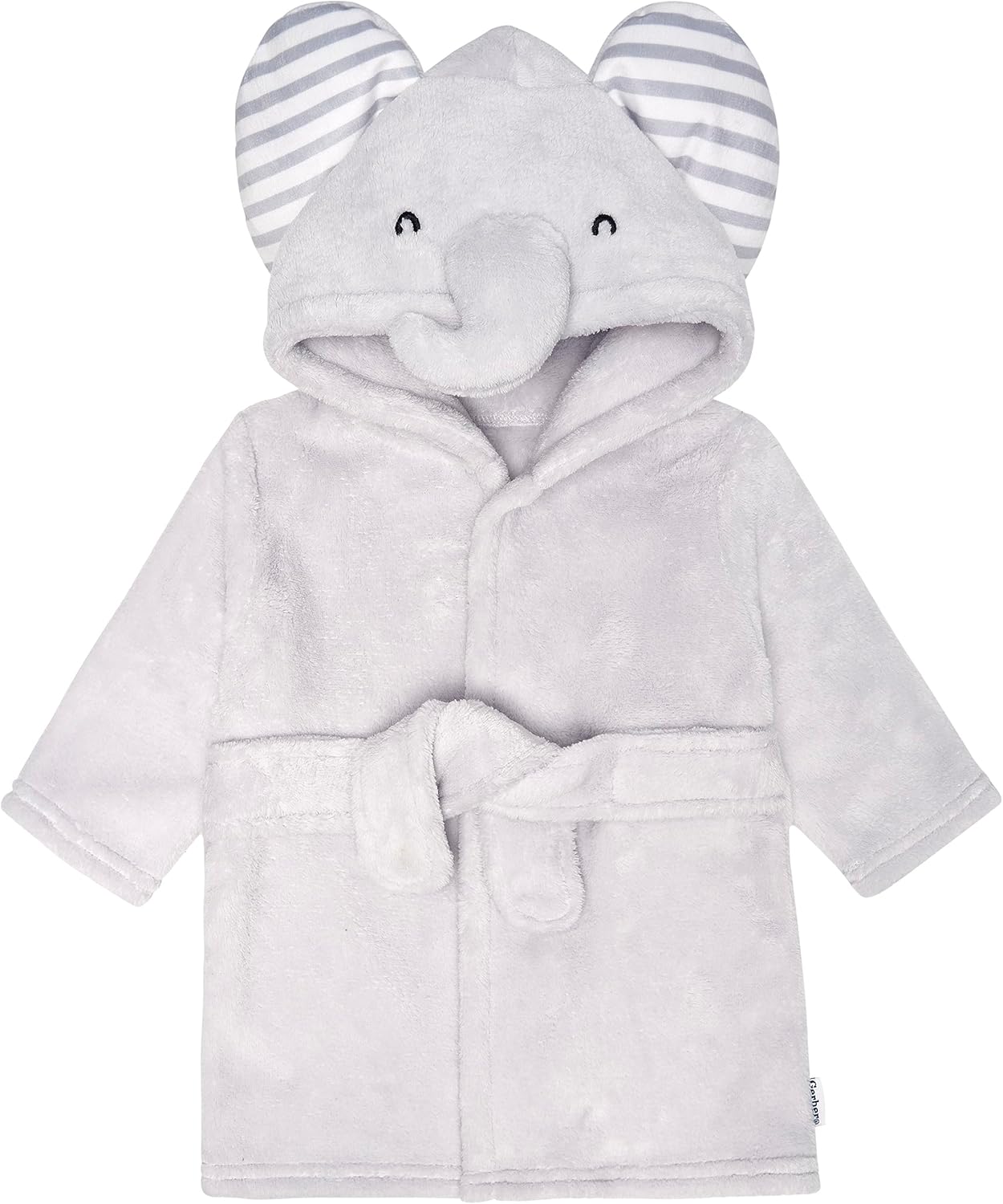 Gerber Unisex Baby Plushy Soft Hooded Animal Character Bathrobe