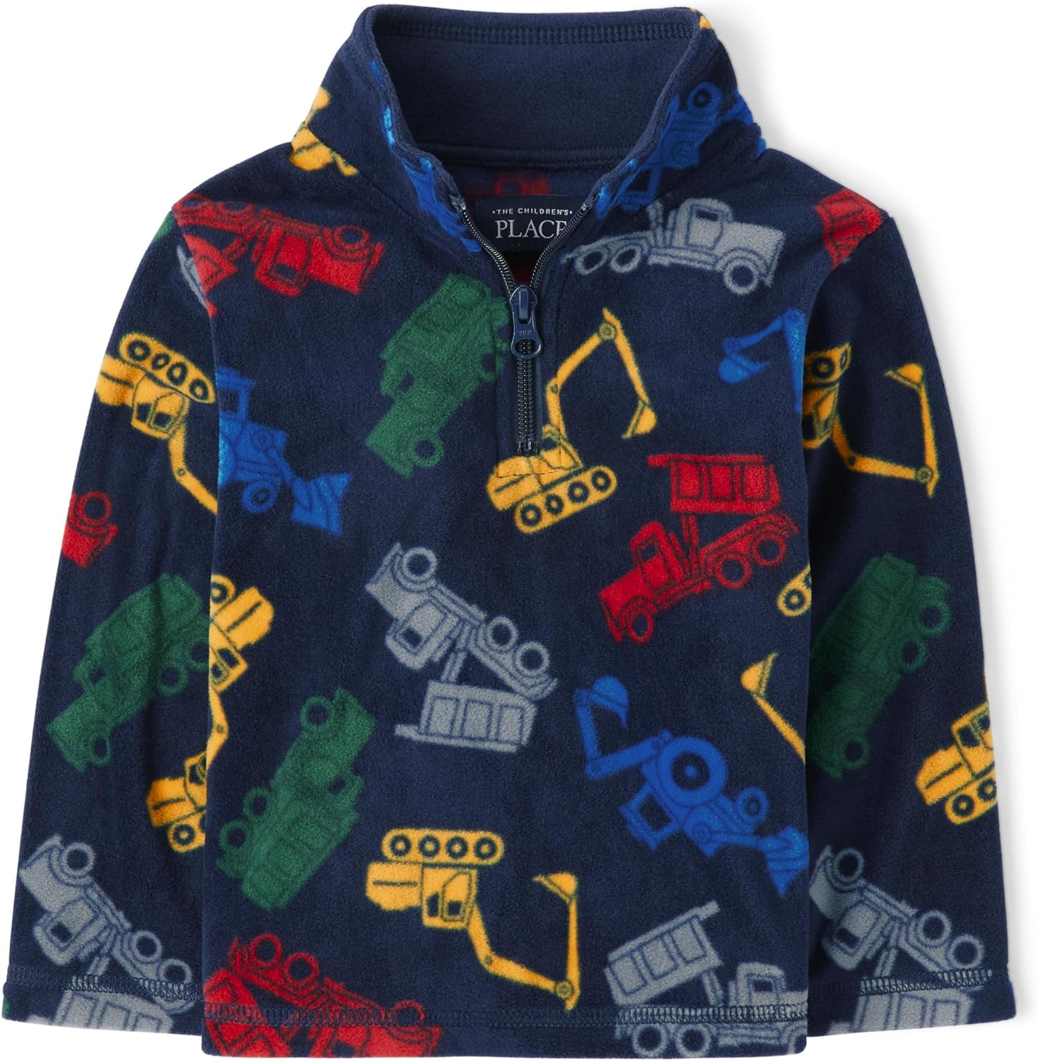 The Children's Place Baby Toddler Boys Warm Fleece Quarter Zip Pullover