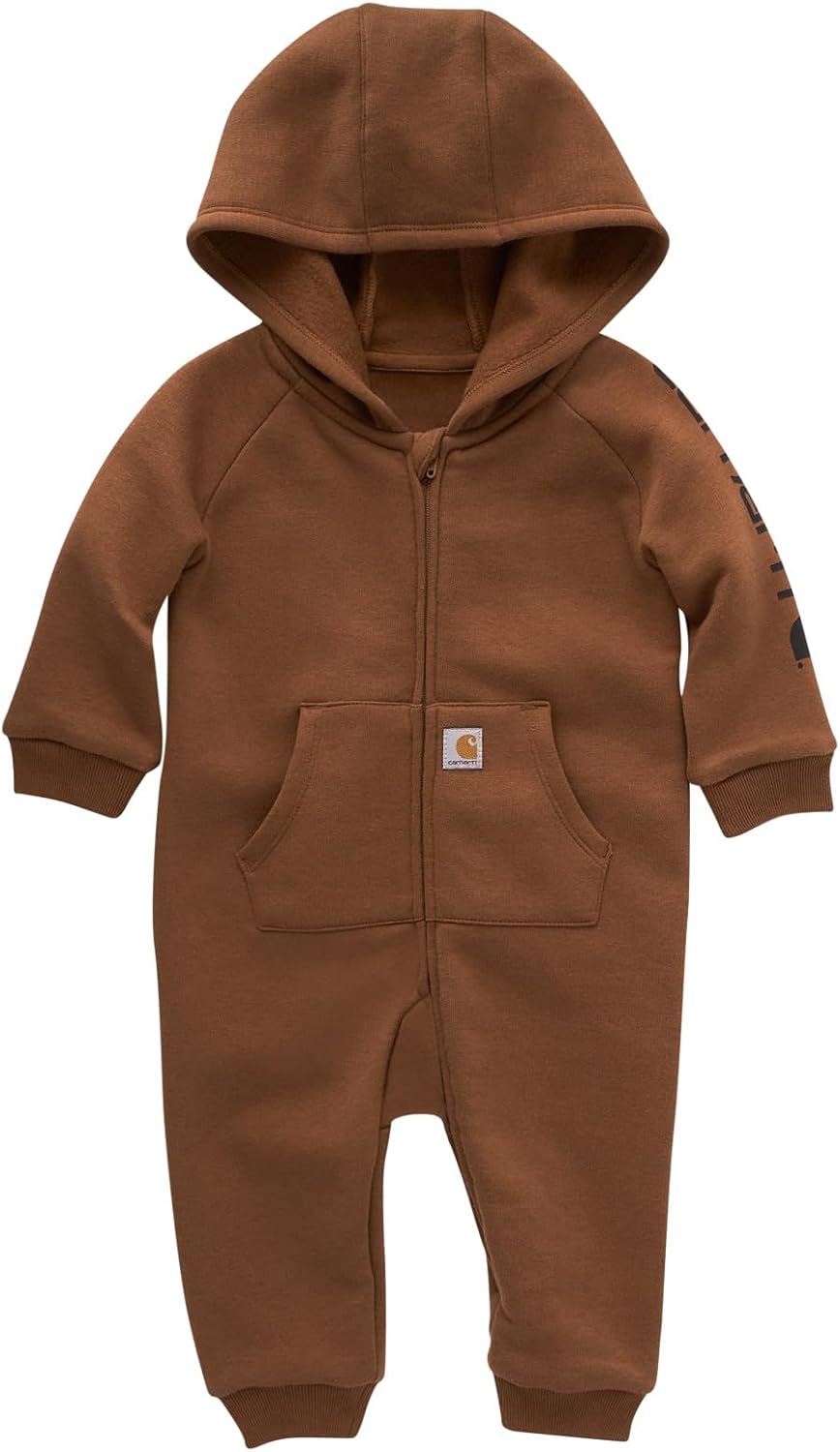 Carhartt Baby Boys' Long-Sleeve Zip-Front Hooded Coverall