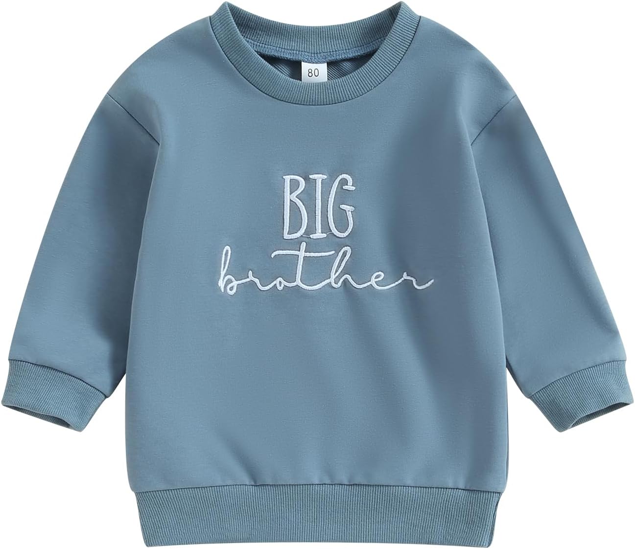 Big Brother Little Brother Matching Outfits Toddler Baby Boy Crewneck Sweatshirt Pullover Shirt Fall Clothes