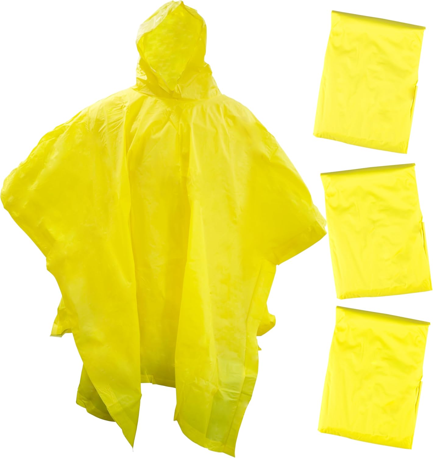 Iconikal Children's Rain Poncho, Yellow